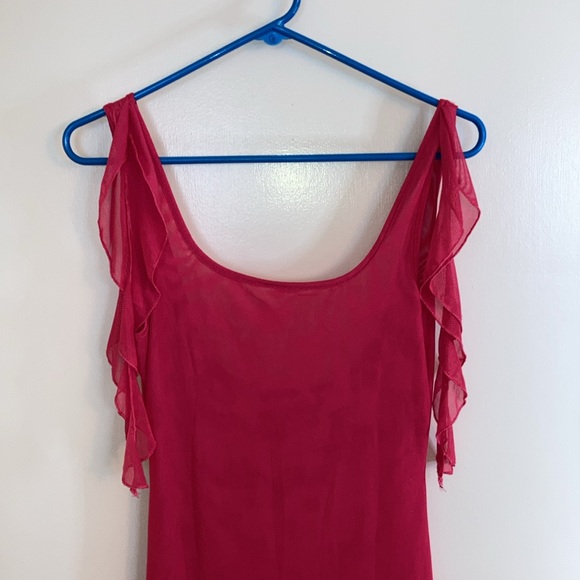 Womens Sexy, Pink Body-con Mini Dress. Size M - Picture 5 of 10